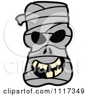 Poster, Art Print Of Halloween Mummy With A Naughty Grin