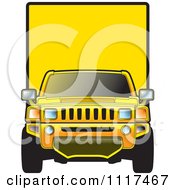 Poster, Art Print Of Yellow Moving Truck
