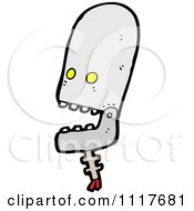 Vector Cartoon Robot Head 8 Royalty Free Clipart Graphic