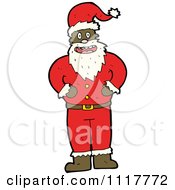 Poster, Art Print Of Happy Black Xmas Santa Claus