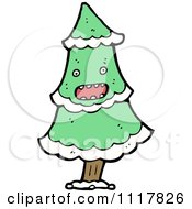 Poster, Art Print Of Green Christmas Tree Character 5