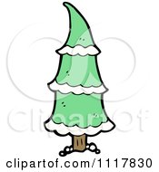 Poster, Art Print Of Green Xmas Tree 4