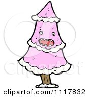 Poster, Art Print Of Pink Christmas Tree Character 1