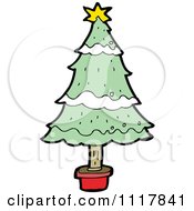 Poster, Art Print Of Green Xmas Tree 5