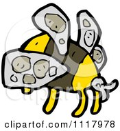 Cartoon Of A Flying Bee 10 Royalty Free Vector Clipart