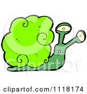 Cartoon Snail 1 Royalty Free Vector Clipart by lineartestpilot