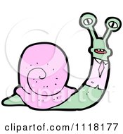 Cartoon Business Snail 2 Royalty Free Vector Clipart