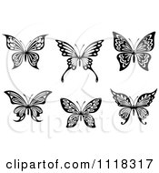 Poster, Art Print Of Black And White Butterflies 2