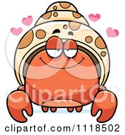 Cartoon Of An Amorous Hermit Crab Royalty Free Vector Clipart by Cory Thoman