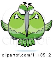 Mean Angry Green Hummingbird