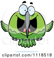 Excited Green Hummingbird