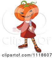 Poster, Art Print Of Trick Or Treating Halloween Kid In A Jack Costume