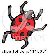 Poster, Art Print Of Red Ladybug Beetle 3