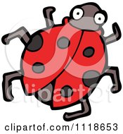 Poster, Art Print Of Red Ladybug Beetle 5