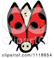 Poster, Art Print Of Red Ladybug Beetle 6