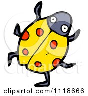 Poster, Art Print Of Yellow Ladybug Beetle 10