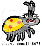 Poster, Art Print Of Yellow Ladybug Beetle 15