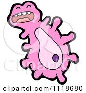 Poster, Art Print Of Pink Amoeba Virus Germ Bacteria 1