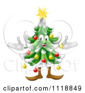 Poster, Art Print Of Happy Decorated Christmas Tree