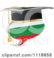 Poster, Art Print Of 3d Graduation Bulgarian Flag Chat Balloon