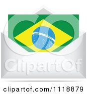 Brazilian Letter In An Envelope