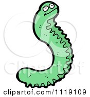 Poster, Art Print Of Green Caterpillar 3