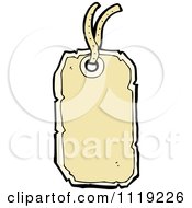 Clipart Of A Tan Retail Sales Tag 1 Royalty Free Vector Illustration by lineartestpilot #COLLC1119226-0180