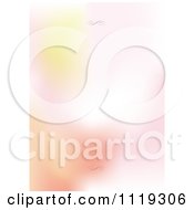 Poster, Art Print Of Blurred Gradient Background With Swirls On The Top And Bottom