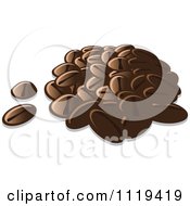 Poster, Art Print Of Pile Of Coffee Beans