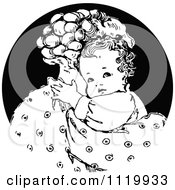 Poster, Art Print Of Retro Vintage Black And White Nurturing Mother Hugging Her Baby