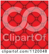 Seamless Red Leather Background Pattern