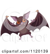 Poster, Art Print Of Cute Flying Vampire Bat