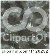 Clipart Of A 3d Seamless Silver Metal Texture Background 2 Royalty Free CGI Illustration