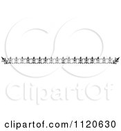 Clipart Of A Retro Vintage Black And White Border 9 Royalty Free Vector Illustration