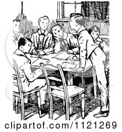 Poster, Art Print Of Retro Vintage Black And White School Boys Around A Table