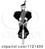 Clipart Of A Retro Vintage Black And White Lady Riding A Bicycle 3 Royalty Free Vector Illustration