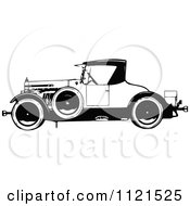 Retro Vintage Black And White Vintage Car
