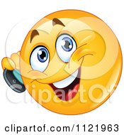 Chatty Emoticon Using A Cell Phone