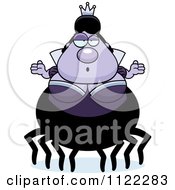 Poster, Art Print Of Careless Shrugging Chubby Spider Queen