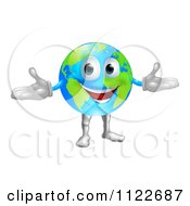 Poster, Art Print Of 3d Happy World Globe Mascot