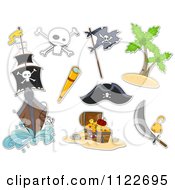 Poster, Art Print Of Pirate Items
