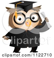 Poster, Art Print Of Graduate Owl Holding A Diploma