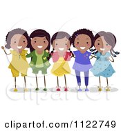 Poster, Art Print Of Group Of Happy Black Girls
