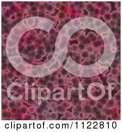 Clipart Of A Seamless Pink Bacteria Background Pattern 1 Royalty Free CGI Illustration