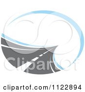 Clipart Of A Road 7 Royalty Free Vector Illustration