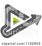 Clipart Of An Arrow Road 1 Royalty Free Vector Illustration by Vector Tradition SM