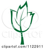 Clipart Of A Green Tree 8 Royalty Free Vector Illustration
