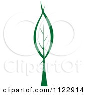 Clipart Of A Green Tree 3 Royalty Free Vector Illustration