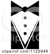 Poster, Art Print Of Black And White Waiter Tie And Suit