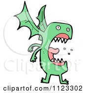 Poster, Art Print Of Green Devil Alien Or Monster